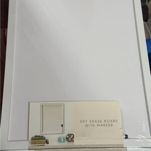 White Dry Erase Board with Marker